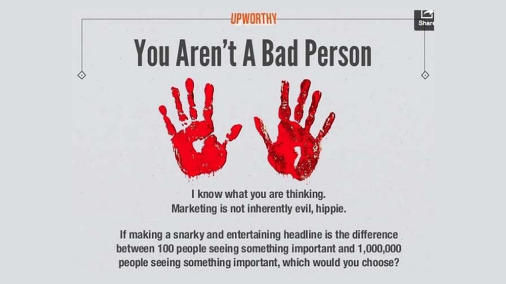 You aren't a bad person