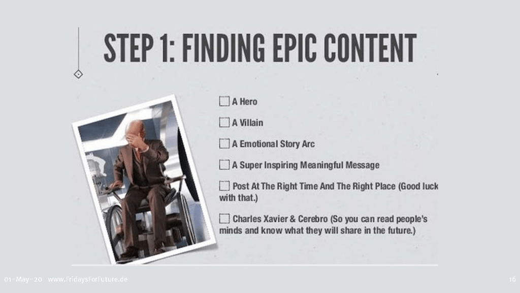 finding epic content