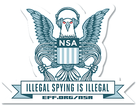 Electronic Frontier Foundation / fight the spying campaign / NSA info